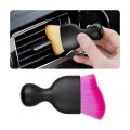 Car Interior Detailing Brush Soft Hair Cleaning Tool For Vehicle Dashboard Air Conditioner Vents And Leather Curved Scratch 