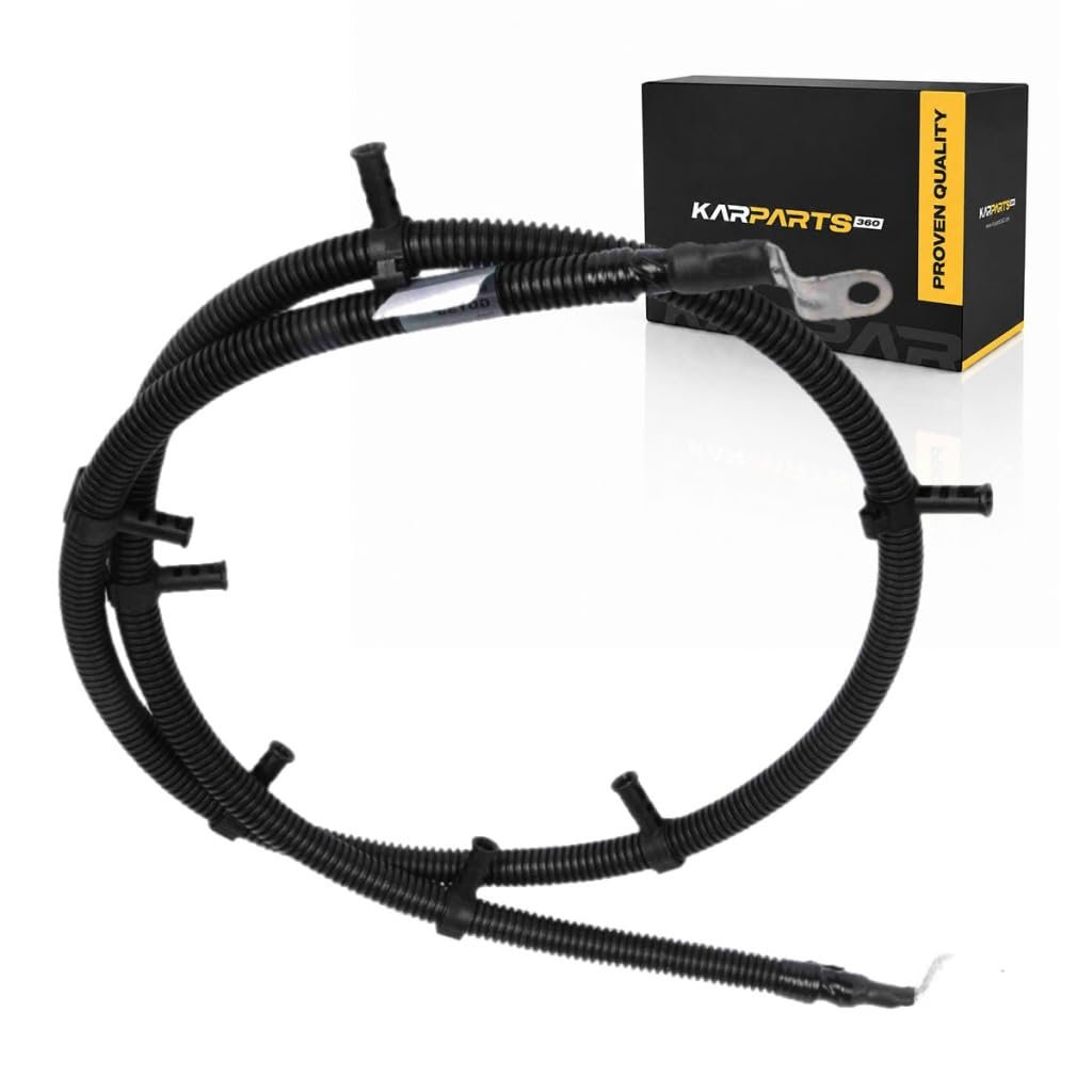 Positive Battery Cable For Chevy Suburban 2015 To 2020 Black Stranded Copper Conductor Eyelet And Ring Terminals