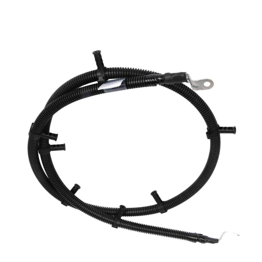 Positive Battery Cable For Chevy Suburban 2015 To 2020 Black Stranded Copper Conductor Eyelet And Ring Terminals