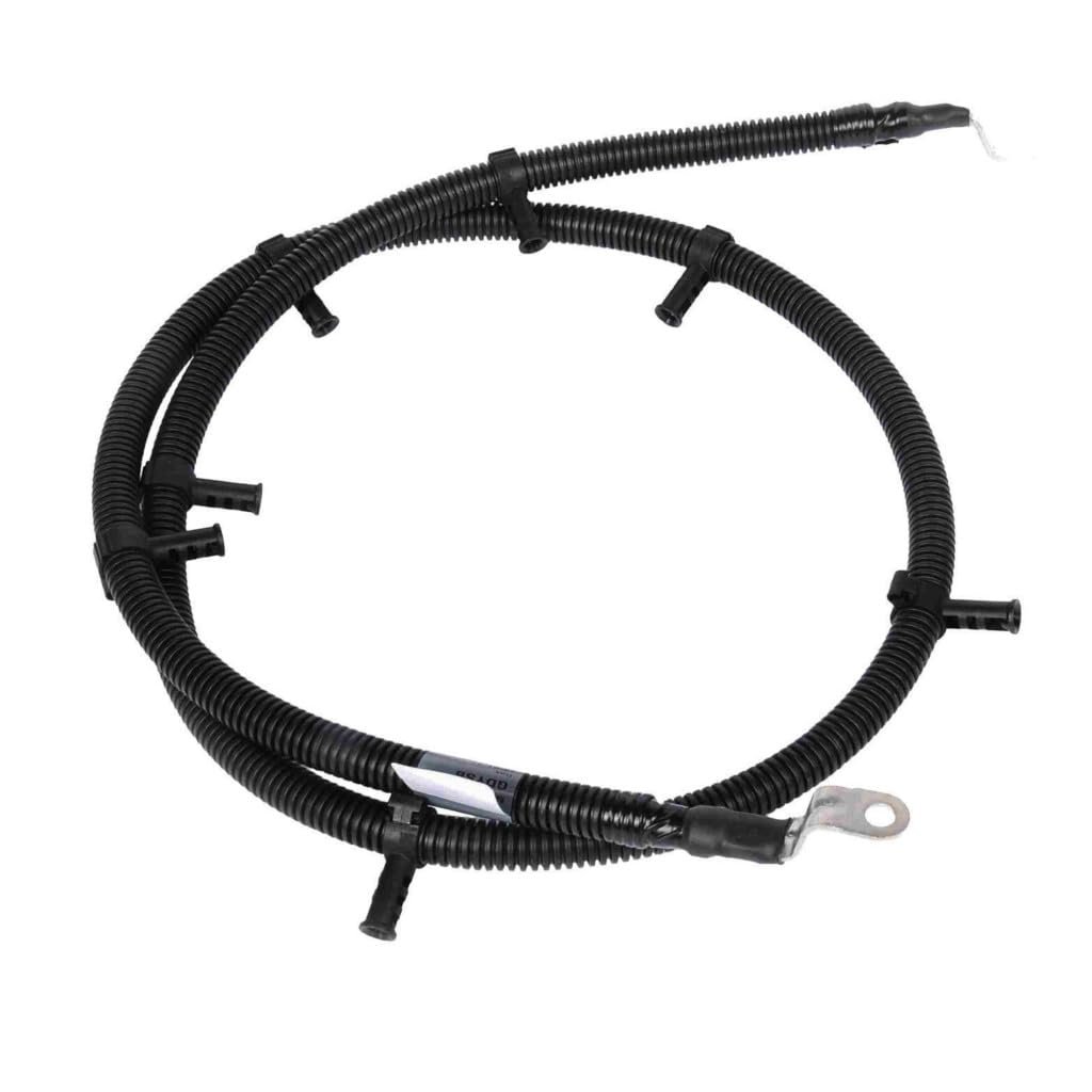 Positive Battery Cable For Chevy Suburban 2015 To 2020 Black Stranded Copper Conductor Eyelet And Ring Terminals