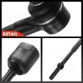 A-premium Set Of 4 Front Inner Outer Tie Rod End Kit Compatible With Chevrolet Sprint 1989-1991 Geo Metro 1989-1997 Pontiac