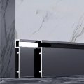 Zhaoligh 10pack 1 64ft 50cm Aluminum Skirting Baseboard 78x12mm Line Led Channel System Hard Bar Strip Light Suface Mounted 