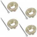 Caltric Front And Rear Wheel Castle Nut Compatible With Arctic Cat Thundercat 1000 Auto 2008-2010 4x