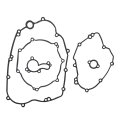 Top And Bottom End Engine Set Complete Gasket Kit For Kawasaki Kx450f 2006 2007 2008 
