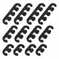X Autohaux 12pcs 7mm 8mm 5mm 8 Car Engine Spark Plug Separators Ignition Wire Holder Black