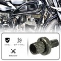 X Autohaux 2 Pcs M8 Brake Clutch Cable Line Adjuster Screw Adjusting Bolt With Slotted For Motorcycle Bike Scooter Aluminum