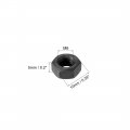 Uxcell Hex Nuts M6x1mm Metric Coarse Thread Hexagon Nut Carbon Steel Pack Of 50 Black
