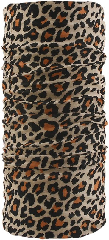 Schampa Tube Multi-wear Headwear Brown Leopard