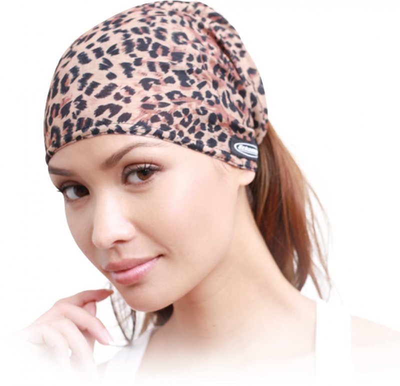 Schampa Tube Multi-wear Headwear Brown Leopard