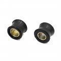 Uxcell 4pcs 13mm Inner Dia Black Metal Motorcycle Rear Wheel Damper Bush Bushing