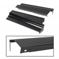 G-plus Rear Bumper Fillers Set Compatible With 1979-1985 Cadillac Eldorado Black Plastic Painted 7pcs
