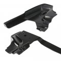 G-plus Rear Bumper Fillers Set Compatible With 1979-1985 Cadillac Eldorado Black Plastic Painted 7pcs