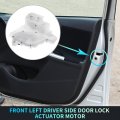 Front Left Driver Side Power Door Lock Actuator Motor For Honda Fit 2009-2013 Latch Assembly Replace White