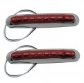 Buguuyo 1 Pair 9 Indicator Light Truck Side Lamp Marker Electroplate Led 