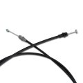 Hood Release Cable For Ford E-450 Econoline Super Duty 1999 2000 2001 2002 Black Plastic And Metal Replaces 5c3z16916aa 