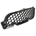 Grille Assembly Pair For Mitsubishi Eclipse 2006 2007 2008 Driver And Passenger Side Painted Black Shell Insert Plastic