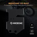 Nicecnc Green Battery Cover Guard Protector Compatible With Kawasaki Klr 650 2008-2018 2017 2016 2015 2014 2013 2012 2011 2010