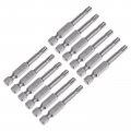 Uxcell 12pcs T25 Torx Head Screwdriver Bit S2 Steel Magnetic Screw Drive Drill 2 Long 1 4 Inch Hex Shank