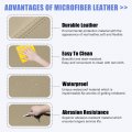 X Autohaux Car Center Console Lid Armrest Seat Box Cover Protector Replacement Microfiber Leather For Toyota Camry 2007-2011