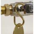 Ch Hanson S-hook-7 8 5 Brass Plated 100pk 