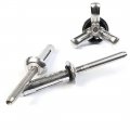 Aluminum Tri-fold Recessed Crown Dome Head Pop Rivets With Sealing Washer 8-4 X 1 4 Qty 25 