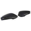 Kimiss Carbon Fiber Side Mirror Cover Cap For 2010-2016 High Strength Protective Left Right Rearview Wing