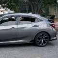 Kuafu Rear Truck Spoiler Compatible With 2016-2021 Honda Civic Hatchback Type-r Style Trunk Lid Wing Lip Splitter Air Deflector