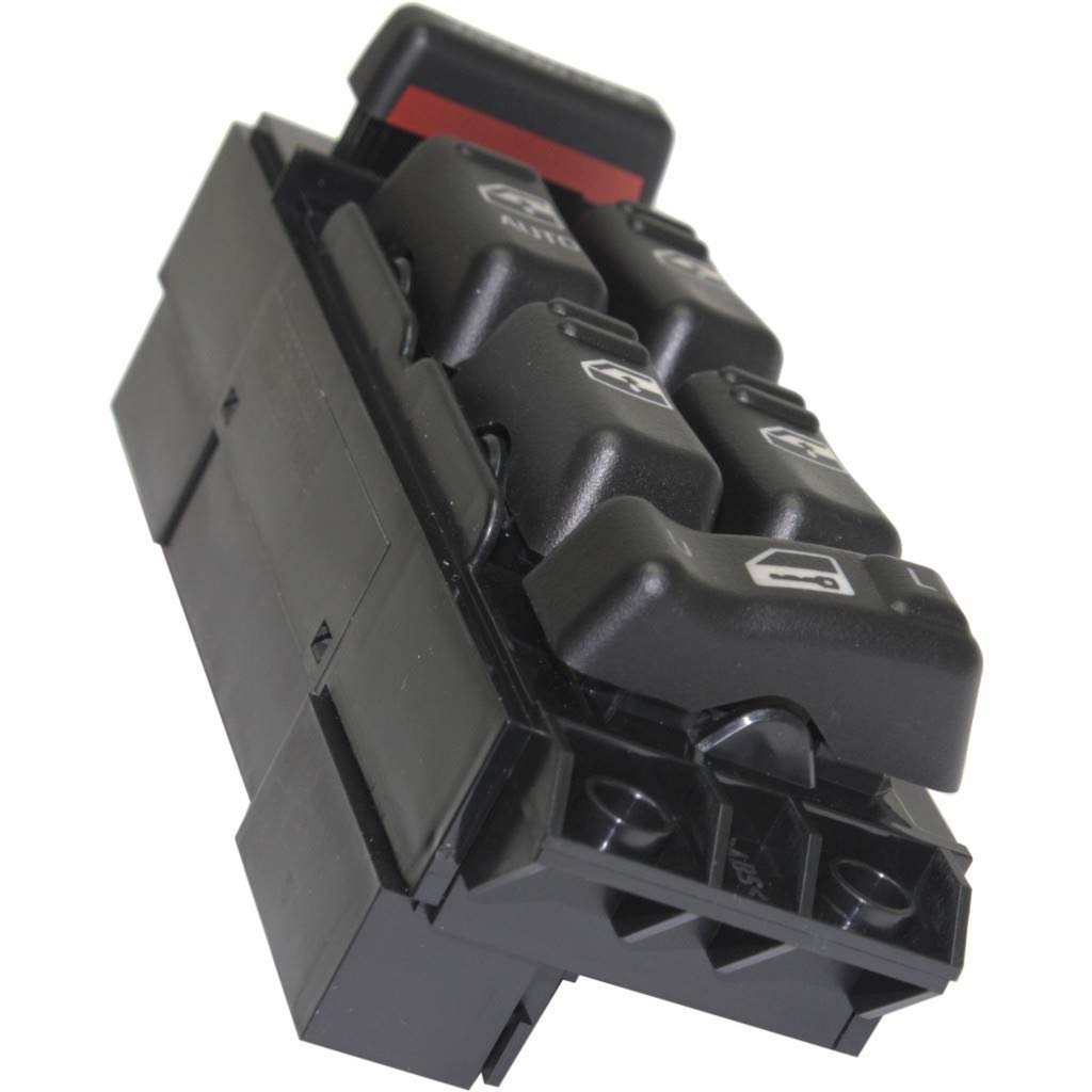Power Window Switch For Chevy Silverado 1500 2500 Hd 2001 2002 Front Driver Side Black 20 Male Terminals Female Connector