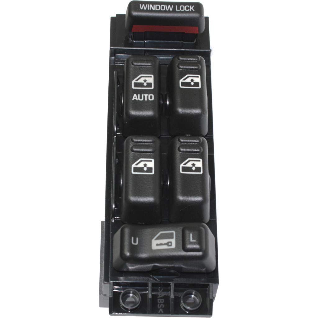 Power Window Switch For Chevy Silverado 1500 2500 Hd 2001 2002 Front Driver Side Black 20 Male Terminals Female Connector