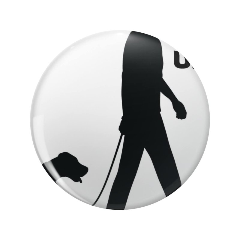 Cute But Unstable Double Sided Stainless Steel Keychain 3d Resin Encased Round Design 1 25 In Accessory For Keys Backpack And