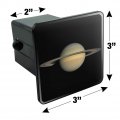 Planet Saturn With Rings Solar System Tow Trailer Hitch Cover Plug Insert