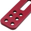 2 45 Inches Anodized Brushed Billet Style Aluminum Front Racing Tow Hook Red