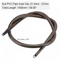 Uxcell Spring Tube Bender 21 35mm Od 1500mm Length High Carbon Steel B-type For 5-27mm Id Pvc Pipe