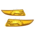 Hecasa Turn Signal Lights For 1993-2002 Chevrolet Camaro Driver Passenger Front Parking Lamps Amber Lens Replacement Gm2520146 