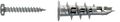 Mungo Mjp Metal Self-drilling Drywall Anchor 1-1 2 Inch Length Box Of 100 Premium Jet Plug With Pan Head Screw Pozi Drive 