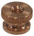 The Hillman Group 856 Brass Knurl Nut 10-32 In 15-pack 