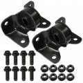 Ecotric Front Torsion Bar Mounting Kit Steel Pair Compatible With 1999-2006 Chevy Silverado Sierra 1500 2500 1500hd 2500hd