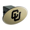 University Of Colorado Boulder Oval Tow Trailer Hitch Cover Plug Insert For 2 In Receivers Uv Resistant Abs Plastic Automotive 