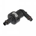 X Autohaux 11 8mm Sae To 10mm 90 Degree Fuel Line Hose Quick Release Connector Disconnect Nylon 2pcs