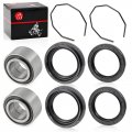 2 Set Front Rear Wheel Bearing Seal Compatible With Arctic Cat 250 300 375 400 500 1998-2004 0423-034 0402-275 0402-089