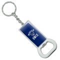 Graphics More Westfield State Owls Keychain Rectangle Chrome Plated Metal Bottle Cap Opener