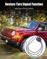 3 Pin Waterproof Front Turn Signal Light Connector Pigtail Plug Fit For Jeep Patriot 2009-2017 Cable Wire Harness Replace