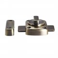 Rotate Bolt Latch 1 5-inch Zinc Alloy Security Door Slide Lock 2 Pcs Bronze 