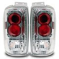 Winjet Wj20-0018-01 Altezza Tail Lights Pair- Chrome Clear 
