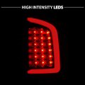 Amerilite For 2002-2006 Dodge Ram 1500 2003-06 2500 3500 Pickup Dark Black C-type Led Tube Replacement Tail Lights Brake Lamps
