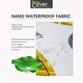 Washing Machine Cover Front Load With Zipper Design For Easy Use Waterproof Dust-proof Moderately Sunscreen W29d28h40in