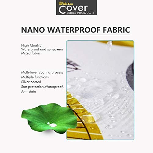 Washing Machine Cover Front Load With Zipper Design For Easy Use Waterproof Dust-proof Moderately Sunscreen W29d28h40in