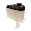 Pressurized Coolant Reservoir For Gmc Sierra 3500 Hd And 2500 2007 2008 2009 2010 Plastic Black White With Spring Loaded Twist 