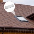 Uxcell 8 Pcs Gutter Valley Splash Guard Downspout Diverter Roof Rain Roofing Guards For Corner Or Straight 15 7 Inch