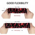 Doginthehole Car Stretchy Rear View Mirror Cover With Red Hot Chili Pepper Pattern Elastic Rearview Accessories Interior Trim